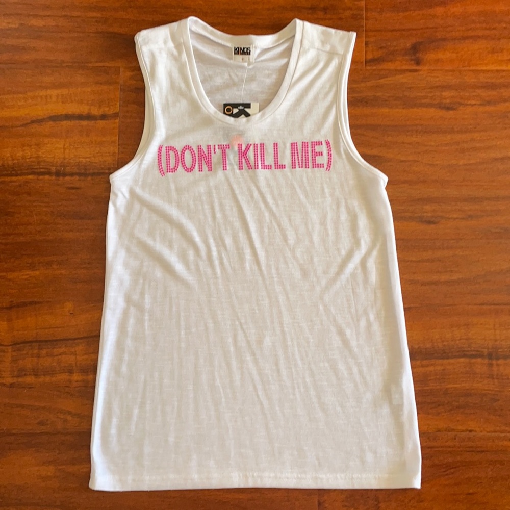 Kings of Cole white tank. Size small.